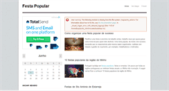 Desktop Screenshot of festapopular.com